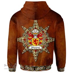 ScotsTee Shop Welsh Albanacus Son of Brutus Coat of Arms Family Crest Wales Hoodie Celtic Compass Hoodie
