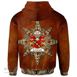 ScotsTee Shop Welsh Gweirydd AP RHYS GOCH Anglesey Coat of Arms Family Crest Wales Hoodie Celtic Compass Hoodie
