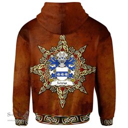 ScotsTee Shop Welsh Lewys AP RHYS AP HYWEL AP GRUFFUDD Coat of Arms Family Crest Wales Hoodie Celtic Compass Hoodie