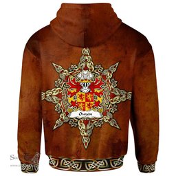 ScotsTee Shop Welsh Owain GLYNDWR Prince of Wales Coat of Arms Family Crest Wales Hoodie Celtic Compass Hoodie