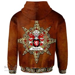 ScotsTee Shop Welsh Tegwared Y BAISWEN Coat of Arms Family Crest Wales Hoodie Celtic Compass Hoodie