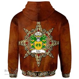 ScotsTee Shop Welsh Uthr PENDRAGON Father of King Arhtur Coat of Arms Family Crest Wales Hoodie Celtic Compass Hoodie