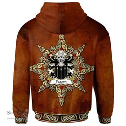 ScotsTee Shop Welsh Padarn PEISRUDD Coat of Arms Family Crest Wales Hoodie Celtic Compass Hoodie
