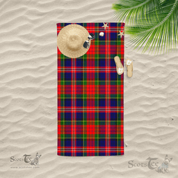 Scottish MacPherson Modern Clan Tartan Beach Towel