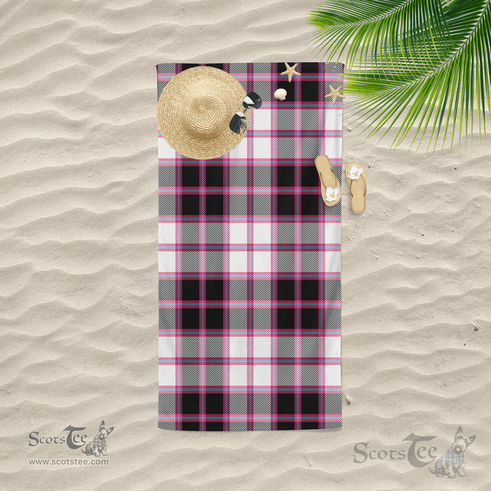 Scottish MacPherson Hunting Modern Clan Tartan Beach Towel
