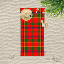 Scottish Munro Modern Clan Tartan Beach Towel
