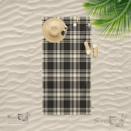 Scottish Menzies Ancient Clan Tartan Beach Towel
