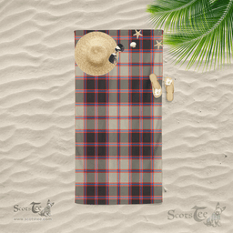Scottish MacPherson Hunting Ancient Clan Tartan Beach Towel