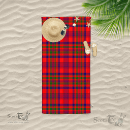 Scottish Murray Of Tulloch Clan Tartan Beach Towel