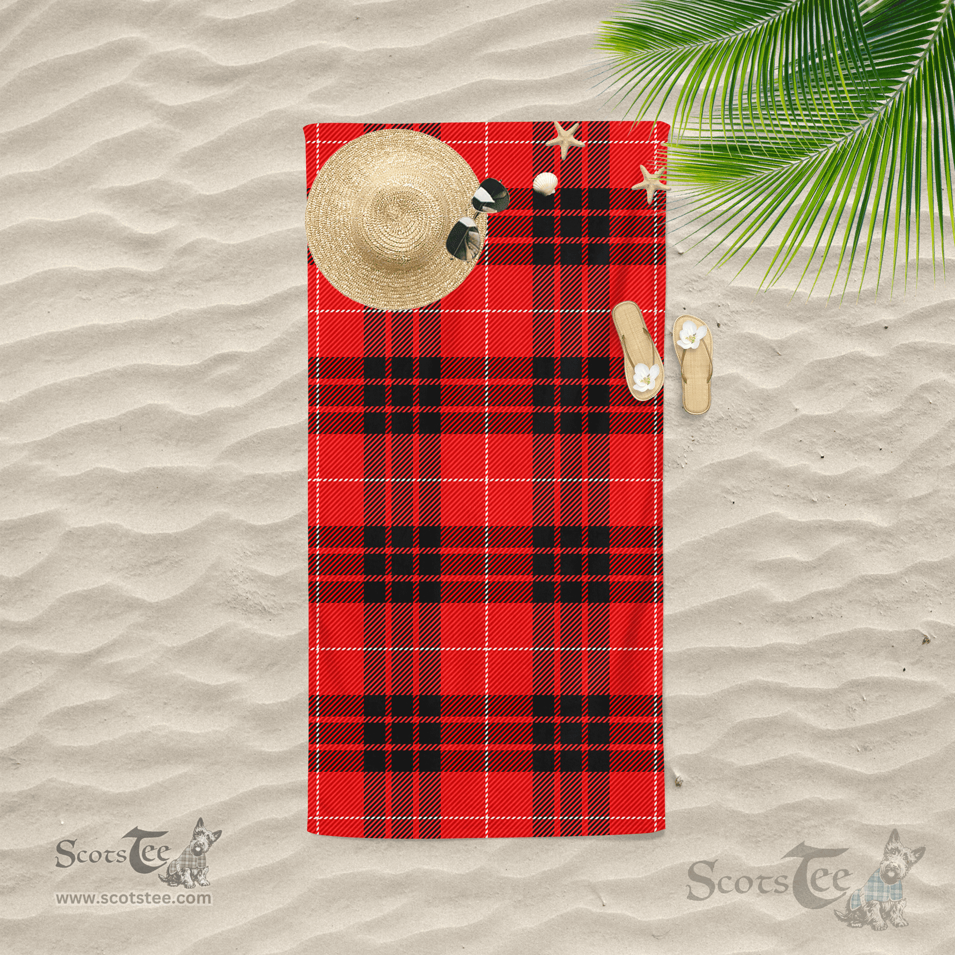Scottish Munro Clan Tartan Beach Towel