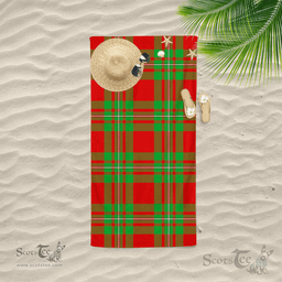 Scottish MacGregor Modern Clan Tartan Beach Towel
