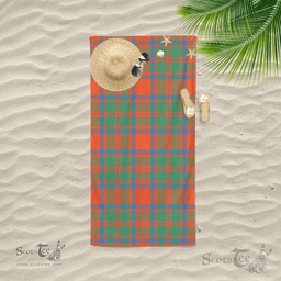 Scottish MacKintosh Ancient Clan Tartan Beach Towel