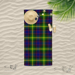 Scottish Watson Modern Clan Tartan Beach Towel