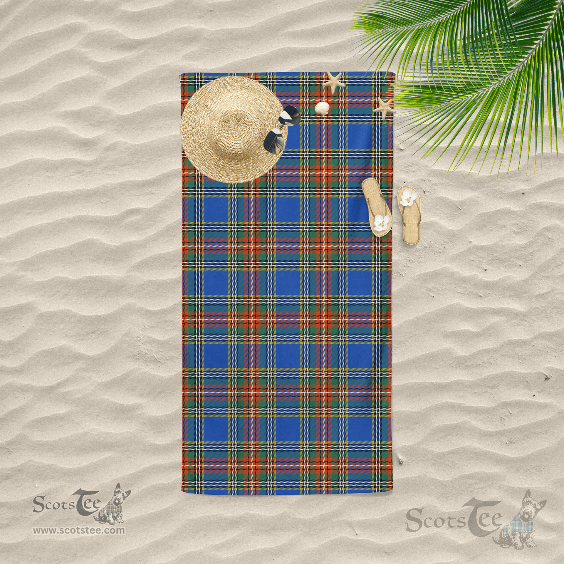 Scottish MacBeth Ancient Clan Tartan Beach Towel