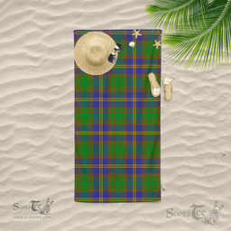Scottish Strange Of Balcaskie Clan Tartan Beach Towel