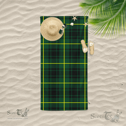 Scottish MacArthur Modern Clan Tartan Beach Towel