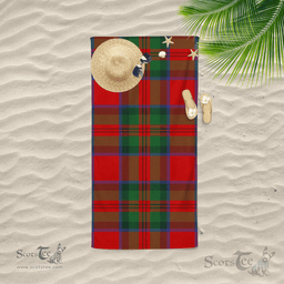 Scottish MacDuff Clan Tartan Beach Towel
