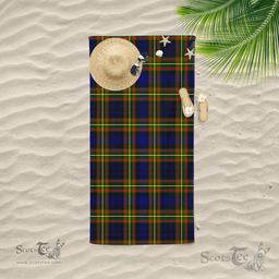 Scottish MacLellan Modern Clan Tartan Beach Towel