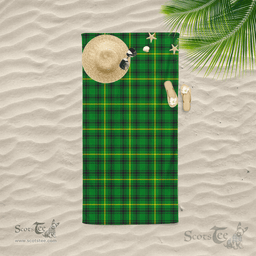 Scottish MacArthur Clan Tartan Beach Towel