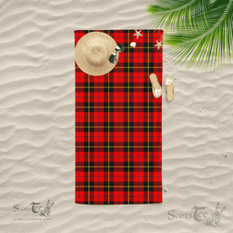 Scottish Wallace Clan Tartan Beach Towel