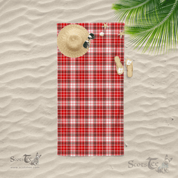 Scottish MacDougall Dress Clan Tartan Beach Towel