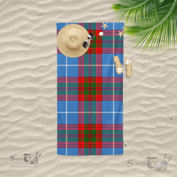 Scottish Newton Clan Tartan Beach Towel