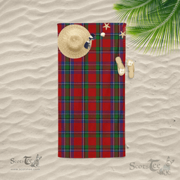 Scottish Sinclair Clan Tartan Beach Towel