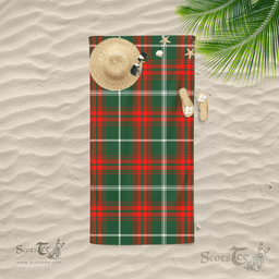 Scottish Prince Of Wales Clan Tartan Beach Towel