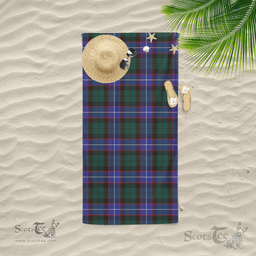 Scottish Hunter Modern Clan Tartan Beach Towel