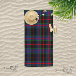 Scottish Nairn Clan Tartan Beach Towel