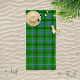 Scottish Henderson Clan Tartan Beach Towel