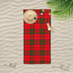 Scottish Grant Modern Clan Tartan Beach Towel