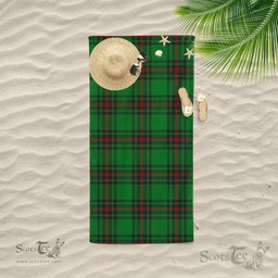 Scottish Primrose Clan Tartan Beach Towel