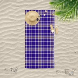 Scottish Ochterlony Clan Tartan Beach Towel