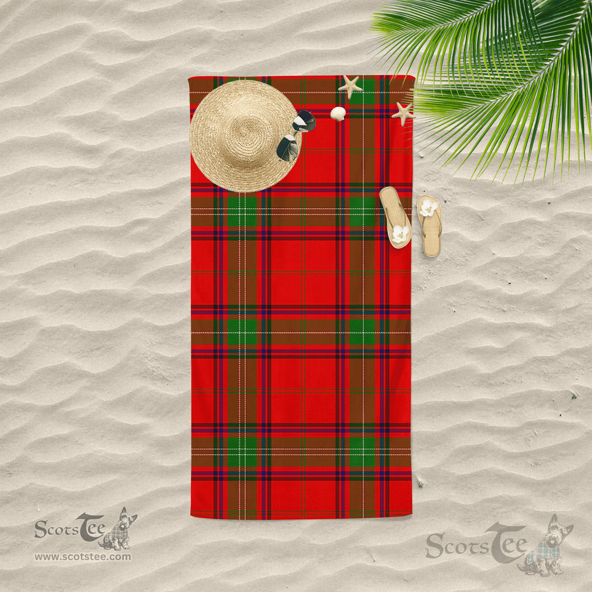 Scottish Seton Clan Tartan Beach Towel