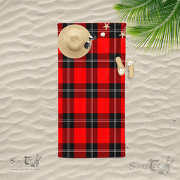 Scottish Ramsay Modern Clan Tartan Beach Towel