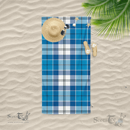 Scottish Robertson Clan Tartan Beach Towel