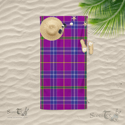 Scottish Jackson Clan Tartan Beach Towel