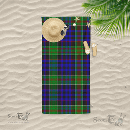 Scottish Newman Clan Tartan Beach Towel