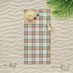 Scottish Grant Of Auchnarrow Clan Tartan Beach Towel