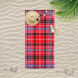 Scottish Pitblado Clan Tartan Beach Towel