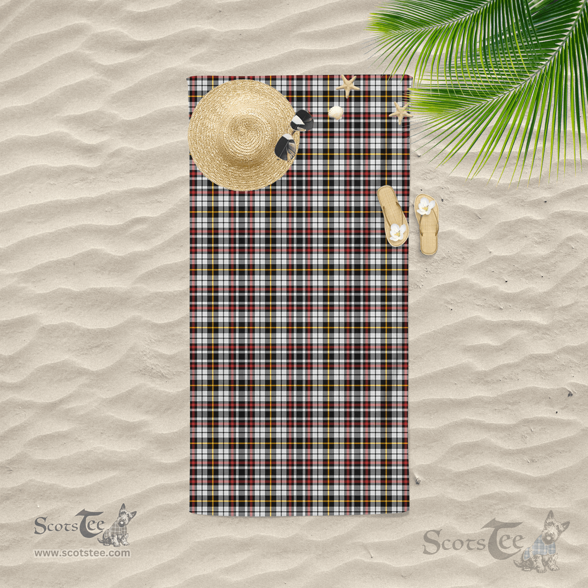 Scottish Little Arisaid Clan Tartan Beach Towel