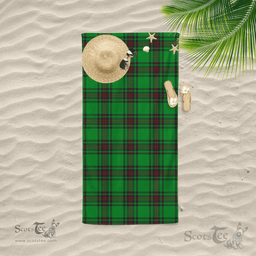 Scottish Kinloch Clan Tartan Beach Towel