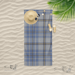 Scottish Tweedie Clan Tartan Beach Towel
