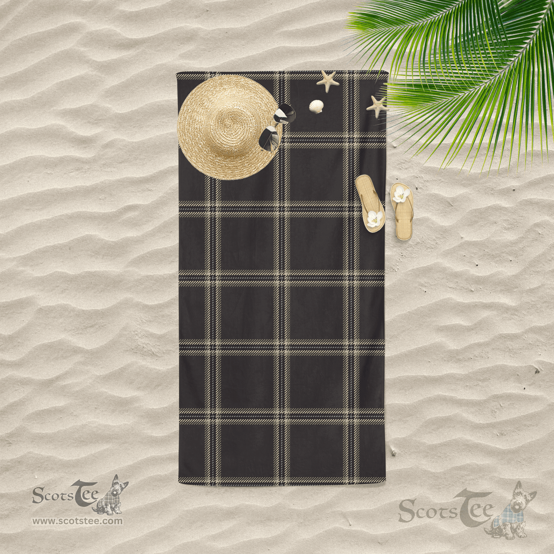 Scottish Eternity Clan Tartan Beach Towel