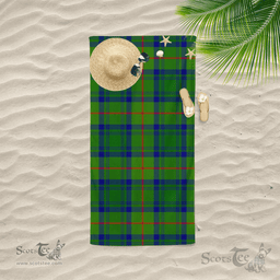 Scottish Cranstoun Hunting Clan Tartan Beach Towel