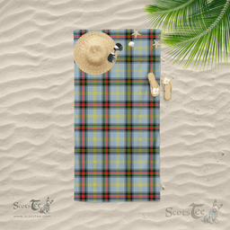 Scottish Bell Clan Tartan Beach Towel