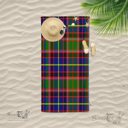 Scottish Glass Clan Tartan Beach Towel