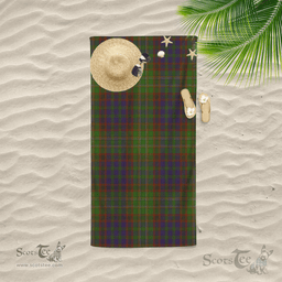 Scottish Cunningham Hunting Modern Clan Tartan Beach Towel