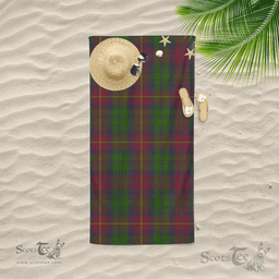 Scottish Cairns Hunting Clan Tartan Beach Towel